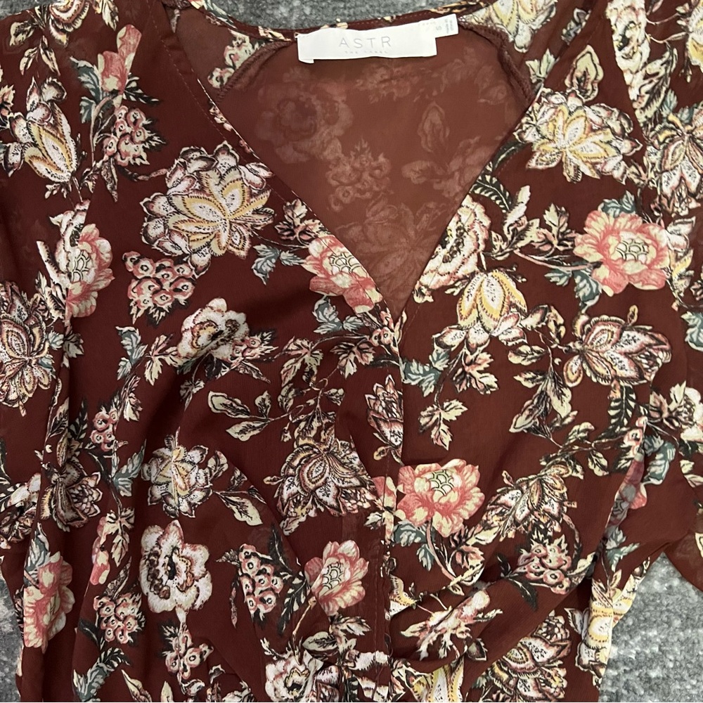 ASTR Scarlet Floral Dress